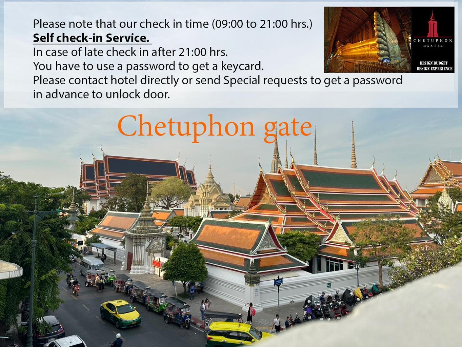 Chetuphon Gate Hotel Bangkok Eksteriør billede